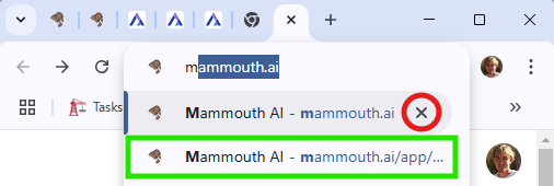 Direct acces to app tip