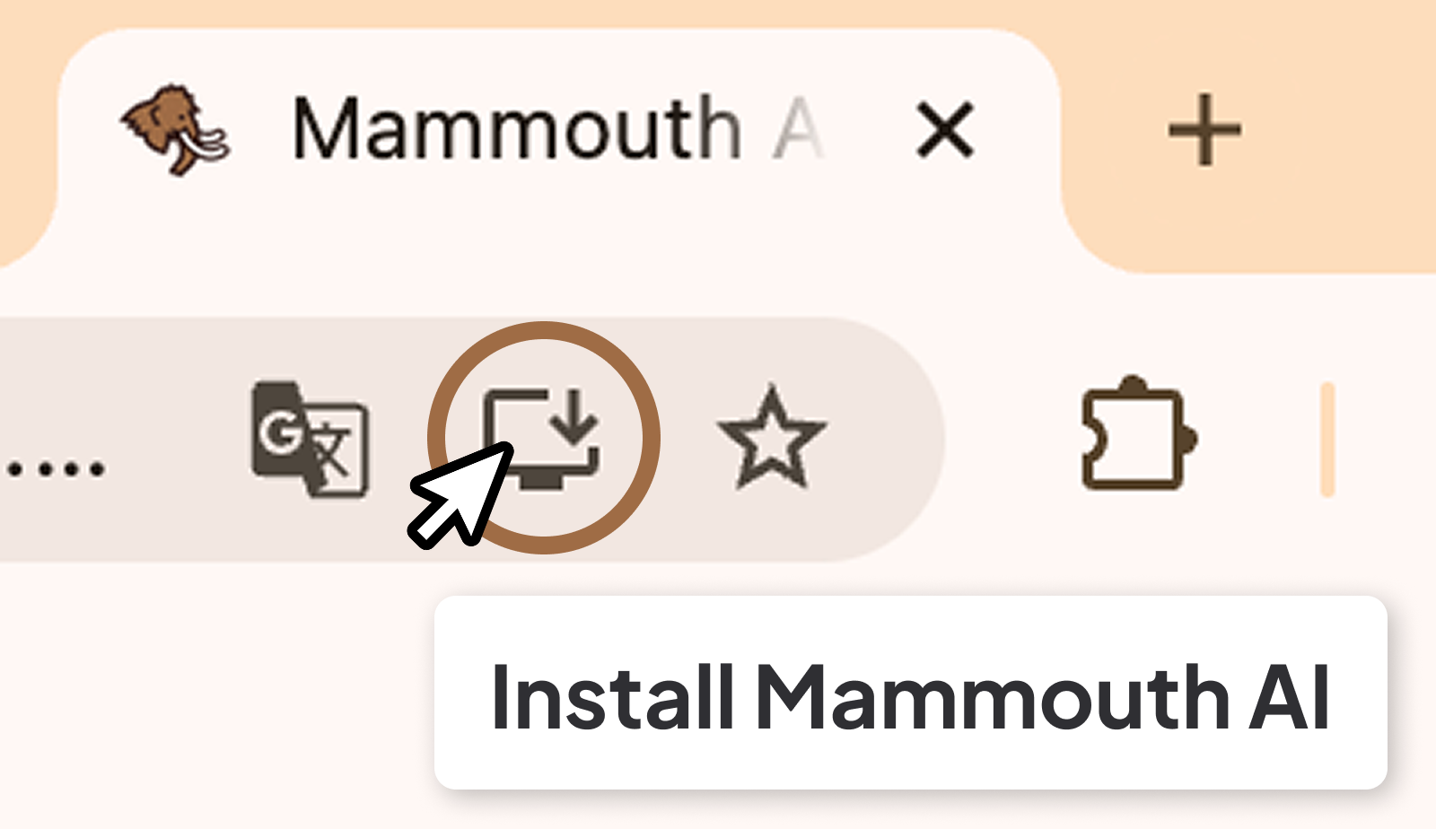 download from search bar