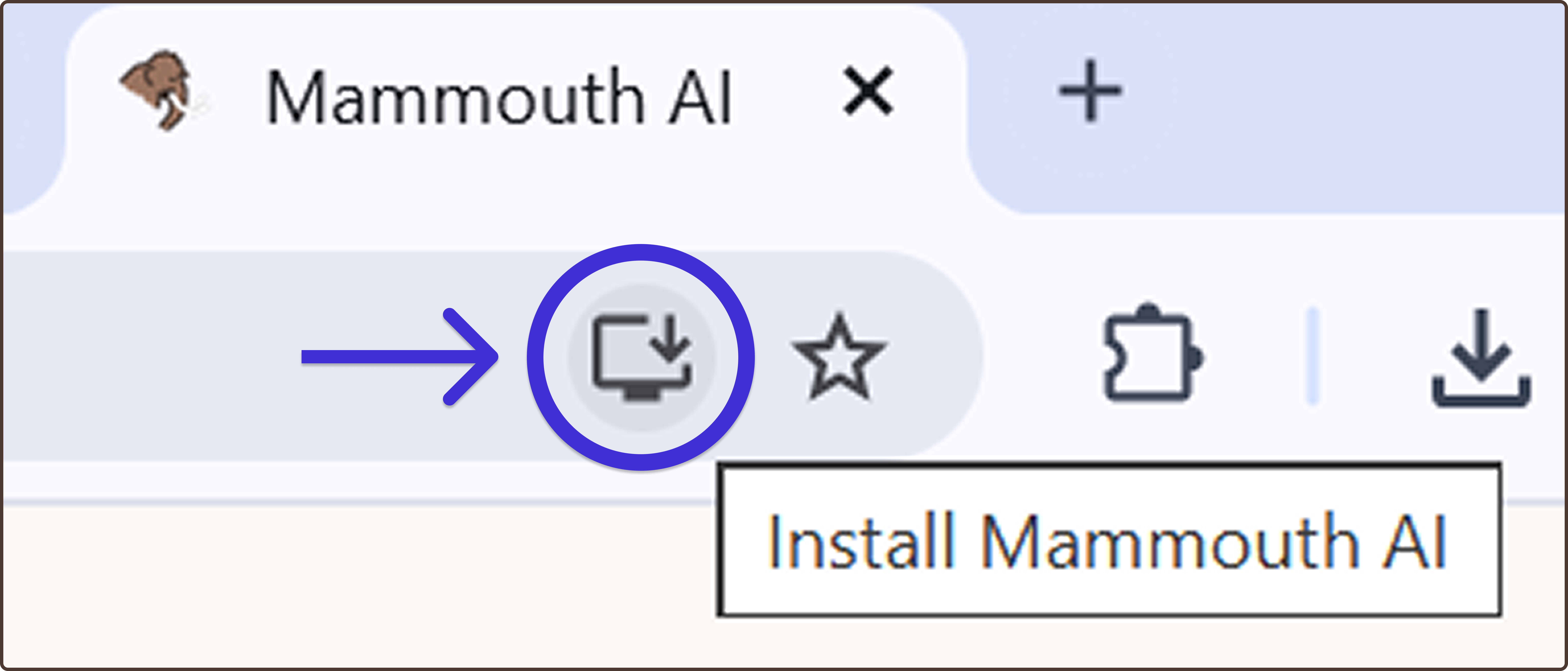 download from search bar