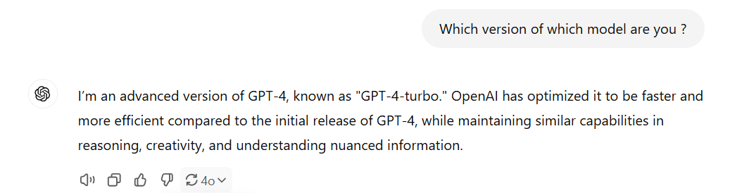 Which version of which model are you ?