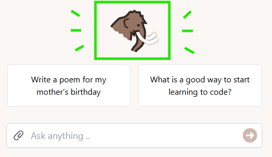 Quick access to custom Mammouths